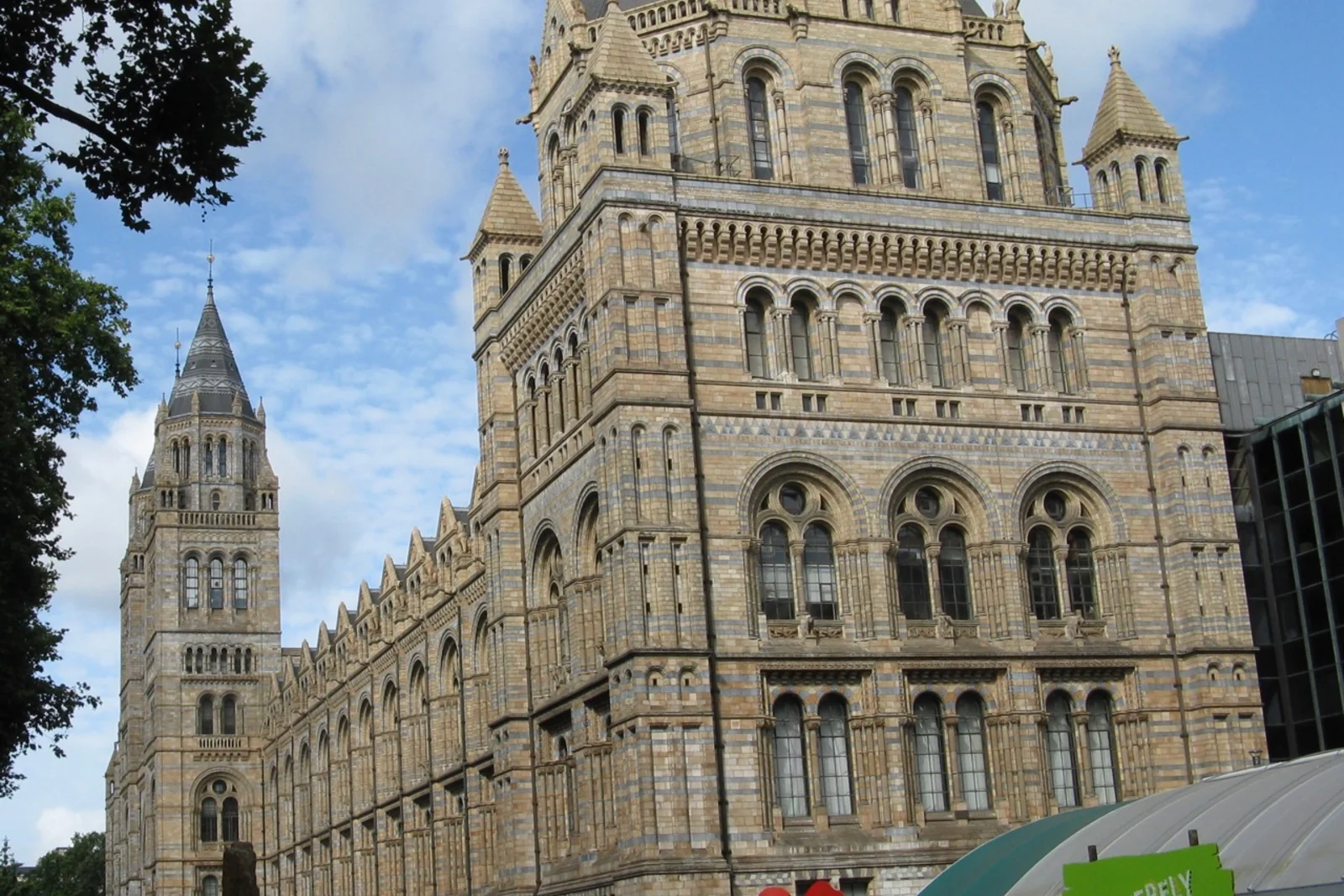 Exterior of the Natural History Museum, London